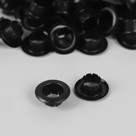 Люверс, d = 6 мм, цвет чёрный никель Ош