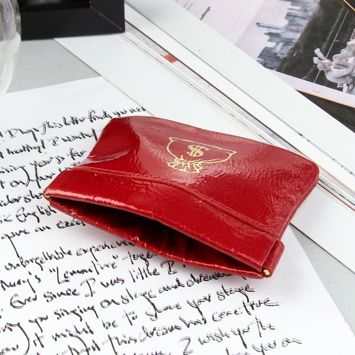 Футляр для монет, цвет красный