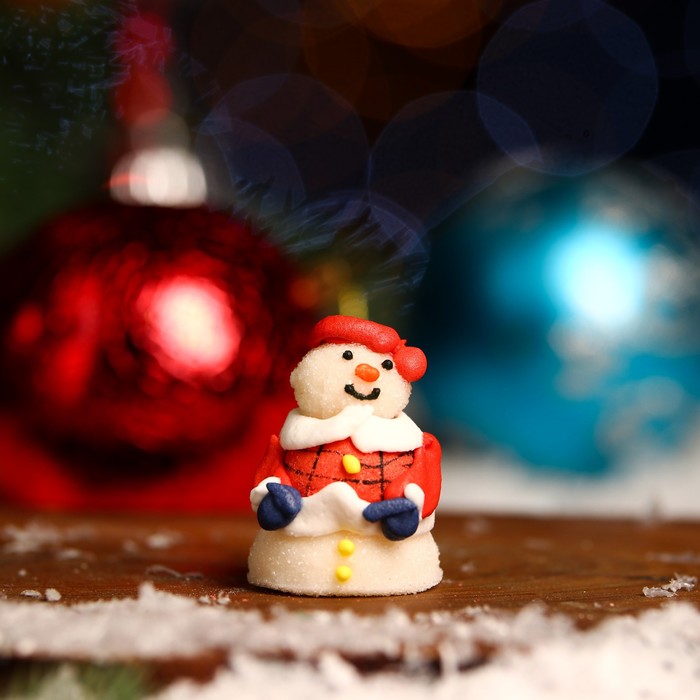 фото Мармелад объемный нг снеговик 2 топ декор