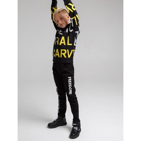 

Джинсы утепленные флисом для мальчика, рост 146 см, цвет черный