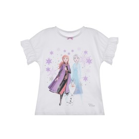 

Комплект с принтом «Холодное сердце» для девочки: футболка и бриджи, рост 116 см