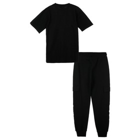 

Комплект трикотажный для мальчика: футболка и брюки, рост 128 см