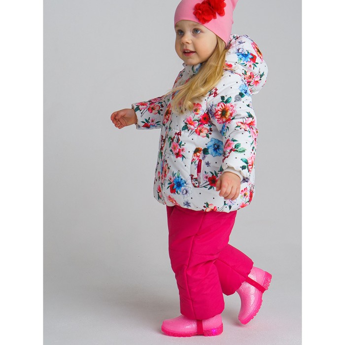фото Комплект куртка и полукомбинезон для девочки, рост 80 см playtoday