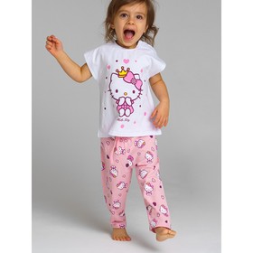 

Пижама для девочки c принтом Hello Kitty, рост 80 см