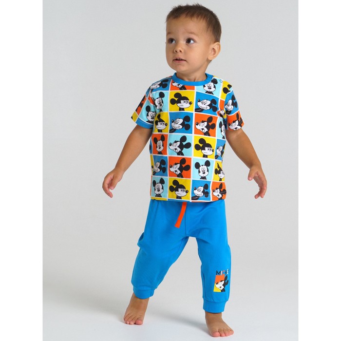 Пижама с принтом Disney для мальчика, рост 86 см