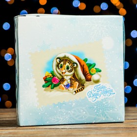 

Коробочка для печенья "Новогодние забавы", 15 х 15 х 3 см, 1 шт.