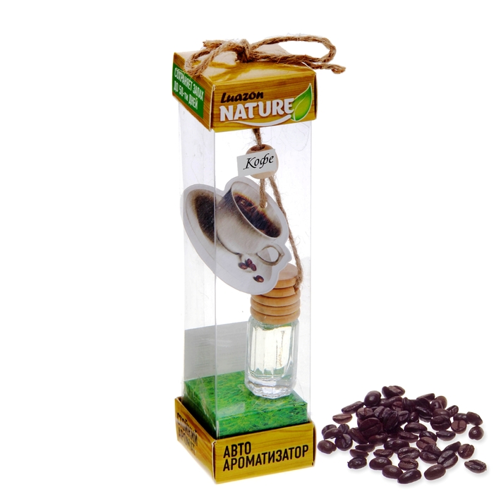 Ароматизатор для авто "Luazon Nature", кофе