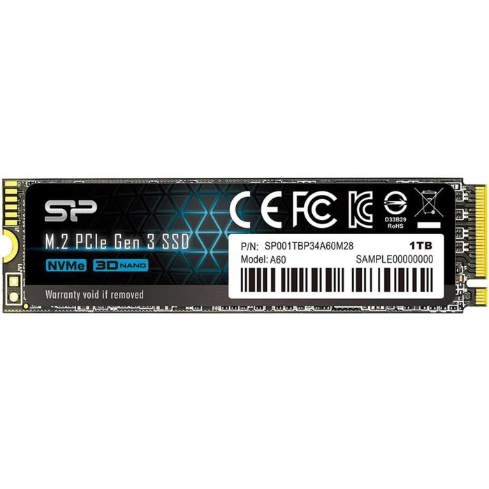

Накопитель SSD Silicon Power SP001TBP34A60M28 M-Series M.2 2280, 1 Тб, PCI-E x4
