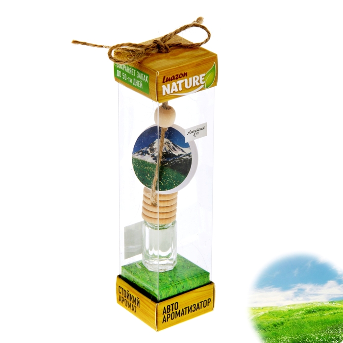 Ароматизатор для авто "Luazon Nature", альпийский луг