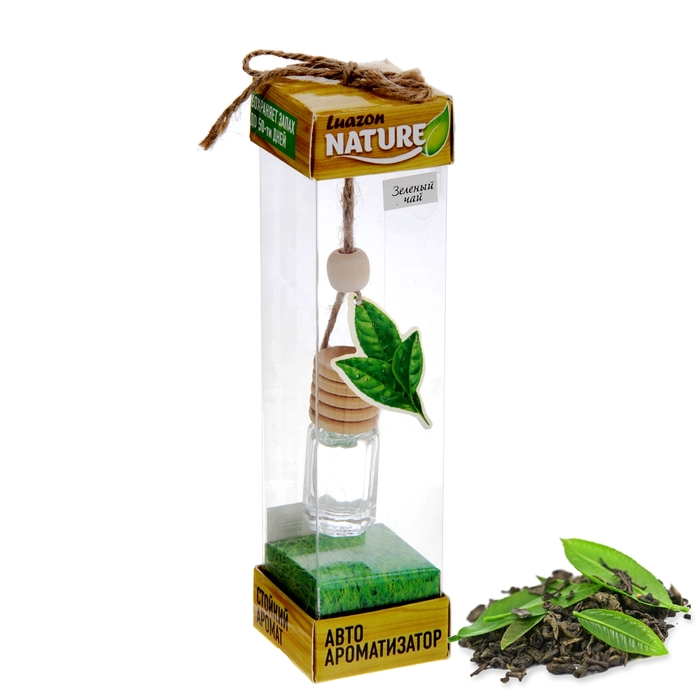 Ароматизатор для авто "Luazon Nature", зеленый чай
