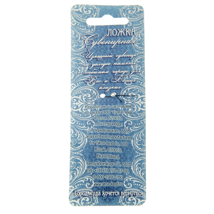 Ложка сувенирная «Новосибирск»