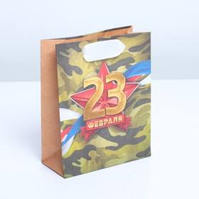 Пакет под бутылку «Красная звезда», 13 × 36 × 10 см