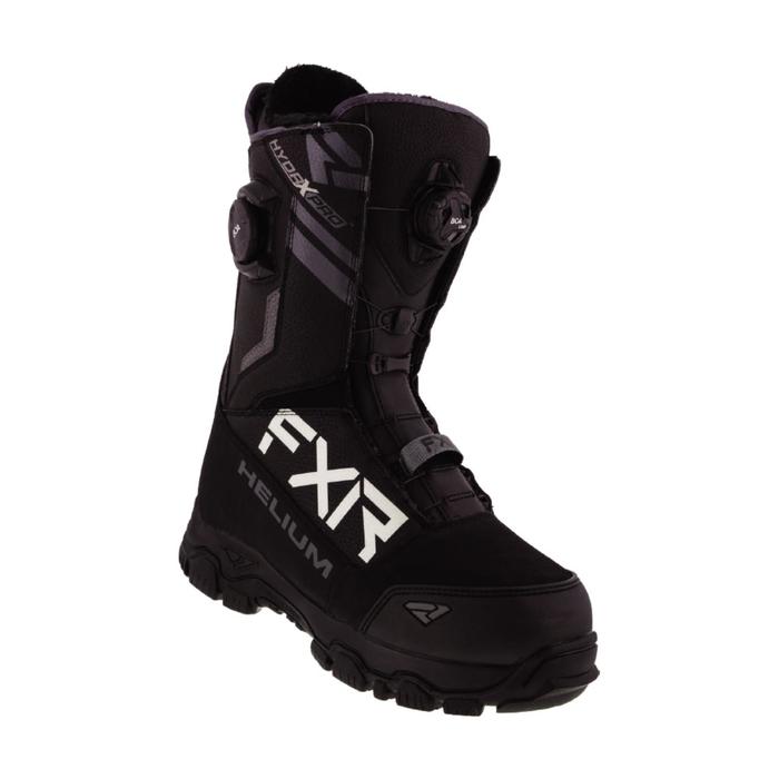 Ботинки FXR Helium Dual BOA с утеплителем, 210704-1000-41, цвет Черный, размер 41 ботинки fxr elevation dual boa с утеплителем размер 41 чёрные