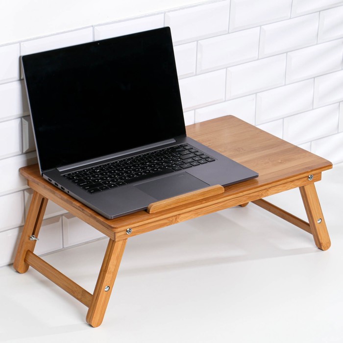 дарим красиво столик для ноутбука складной 30х50 см дерево Столик для ноутбука складной, 30х50 см, дерево
