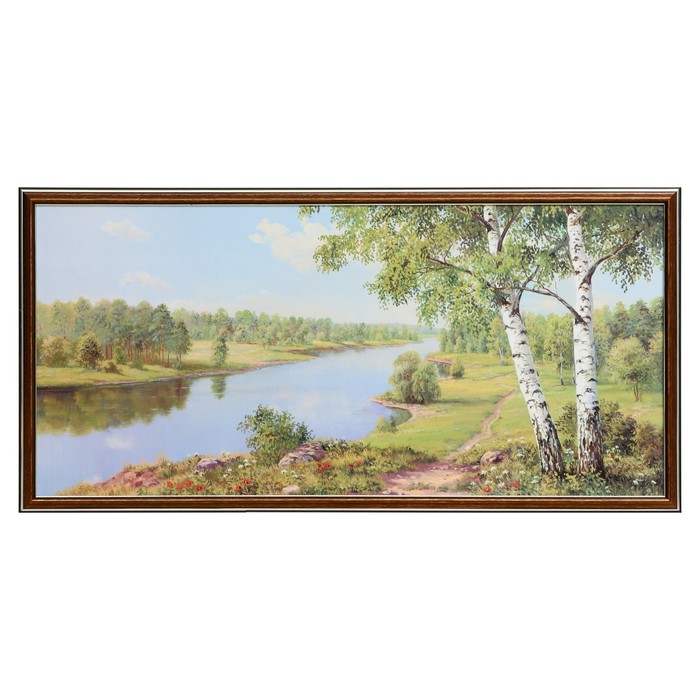 

Картина "Две берёзы" 33х70 (36*73) см