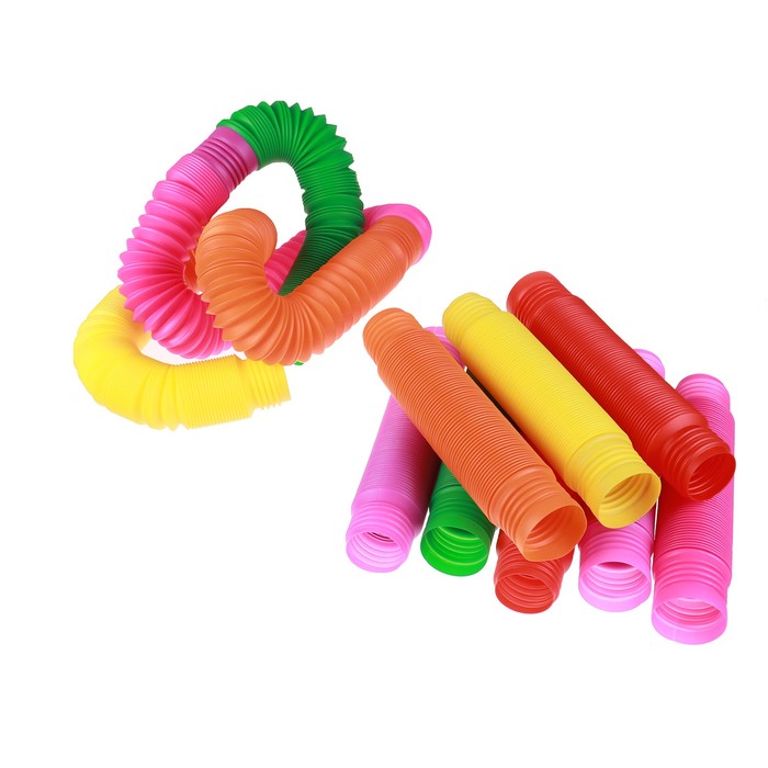 

Игрушка антистресс Pop Tubes, набор 12 шт., цвета МИКС