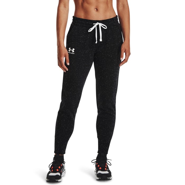 фото Брюки under armour rival fleece joggers женские, размер 46-48