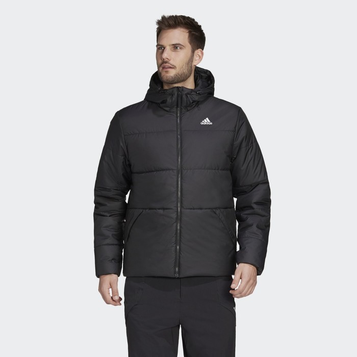 фото Куртка adidas bsc hood ins j мужская, размер 52-54