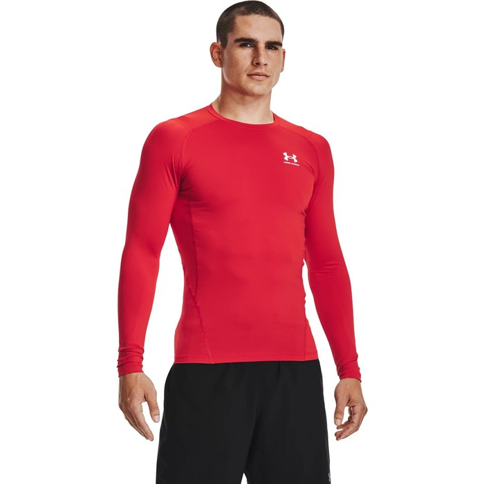 фото Лонгслив under armour hg comp ls tee мужской, размер 50-52