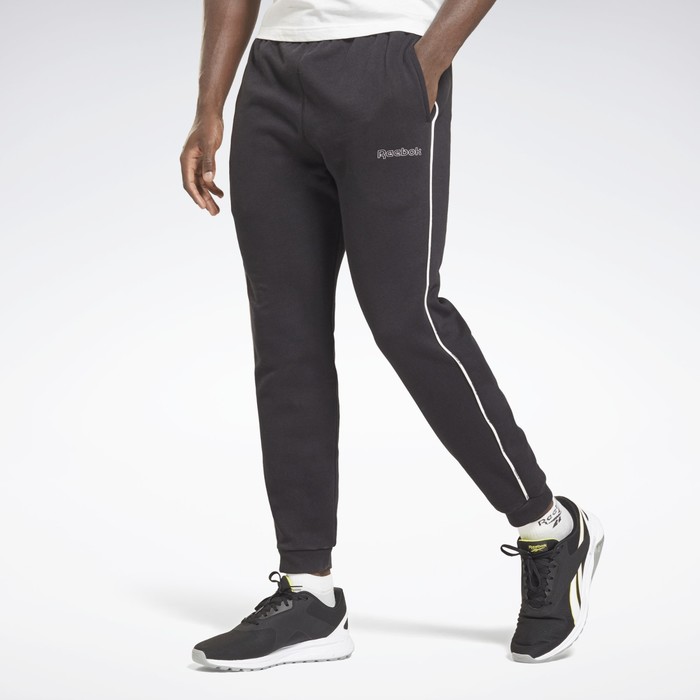 фото Брюки reebok te piping jogger мужские, размер 52-54