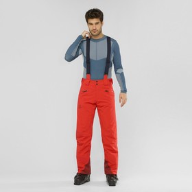 

Горнолыжные брюки Salomon FORCE PANT M Goji_Berry мужские, размер M/L (LC1403600)
