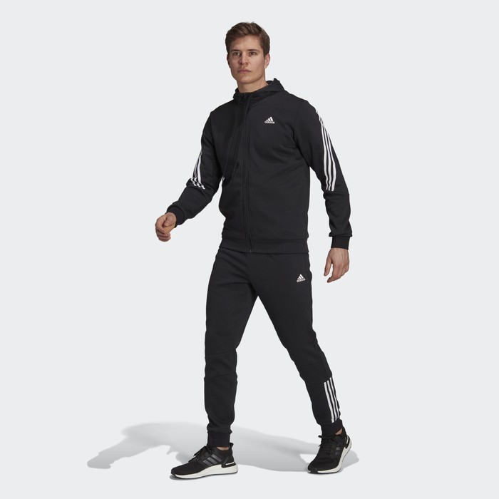 фото Костюм adidas m track suit cotton fleece мужской, размер 48-50 (h42021)