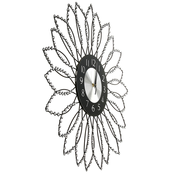 Часы настенные интерьерные "Серия Ажур. Холодная дымка", d=59 см