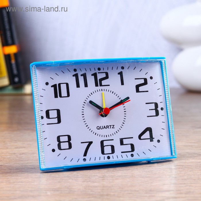 

Будильник "Акценты", стрелки светятся в темноте,14 х 10 см, микс