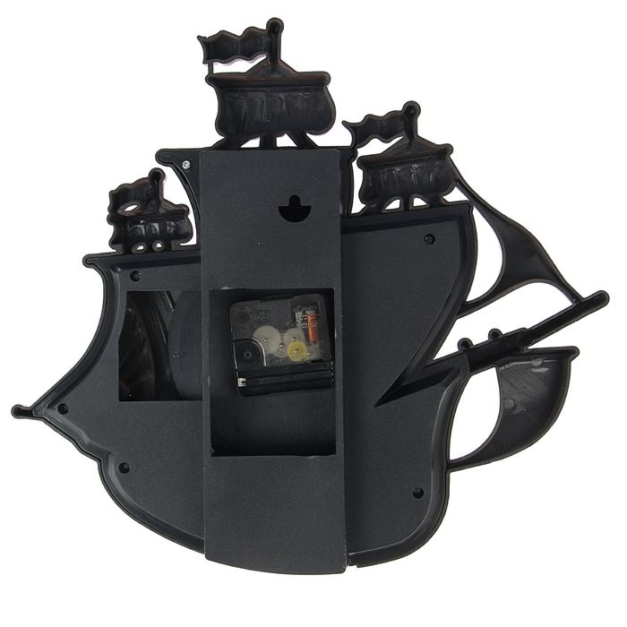 Часы настенные "Корабль", коричневая патина, микс