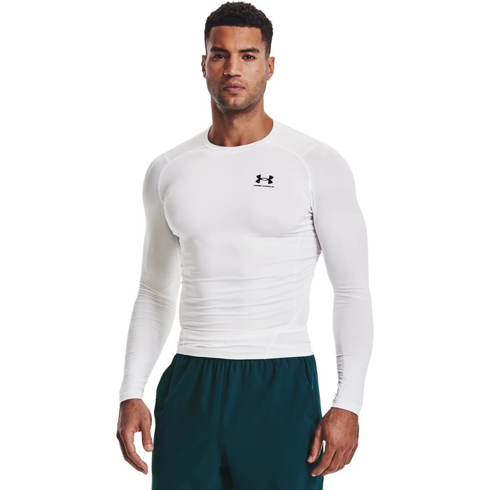 фото Лонгслив under armour hg comp ls tee мужской, размер 50-52 (1361524-100)