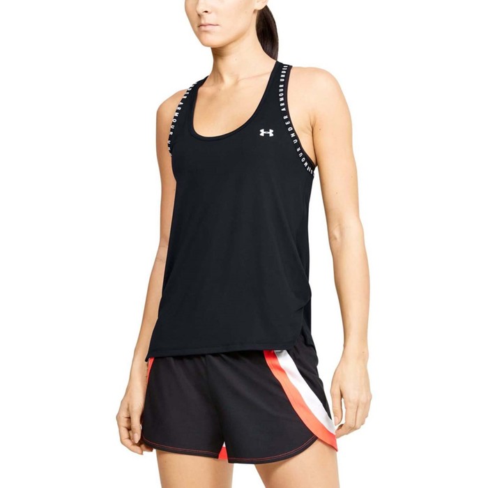 Майка Under Armour Knockout Tank женская, размер 42-44 (1351596-001) майка женская under armour ua knockout tank размер 46 48 rus
