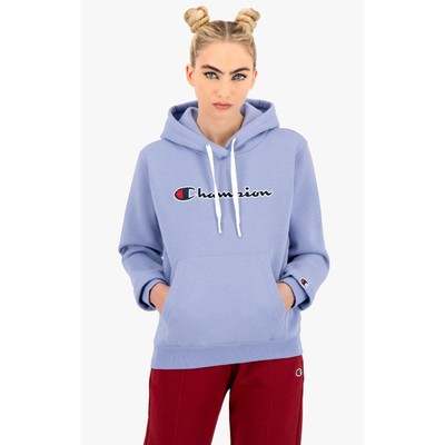 champion logo on hoodie