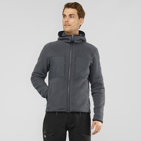 

Толстовка Salomon SNOWSHELTER TED HOODIE M Ebony мужская, размер 54-56 (LC1365200)