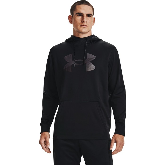 фото Толстовка under armour men's fleece big logo hoodie мужская, размер sm