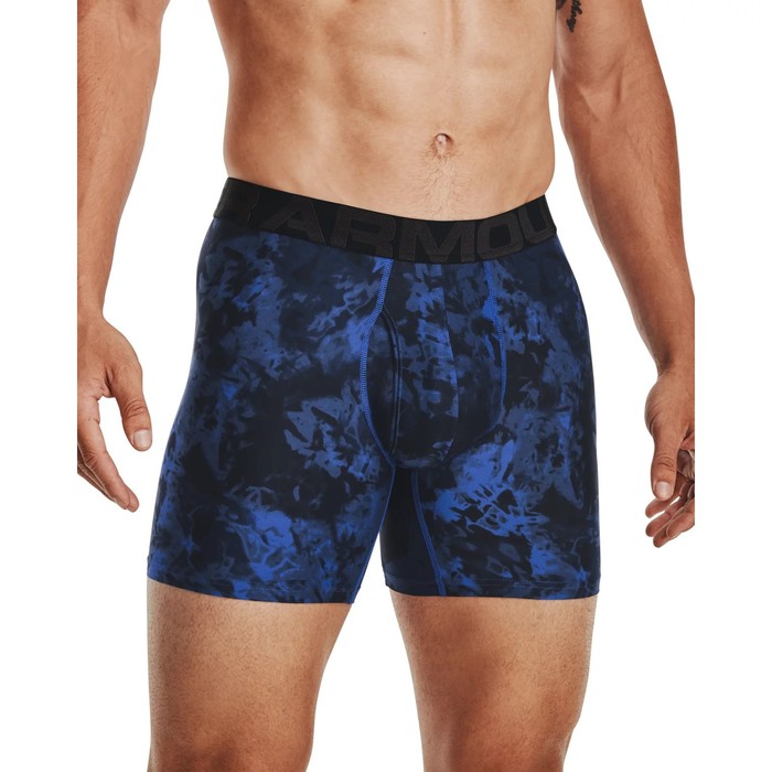 фото Трусы 2 шт under armour tech 6in novelty 2 pack мужские, размер 48-50