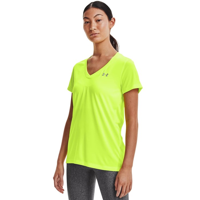 фото Футболка under armour tech ssv - solid tee-shirt женская, размер 46-48