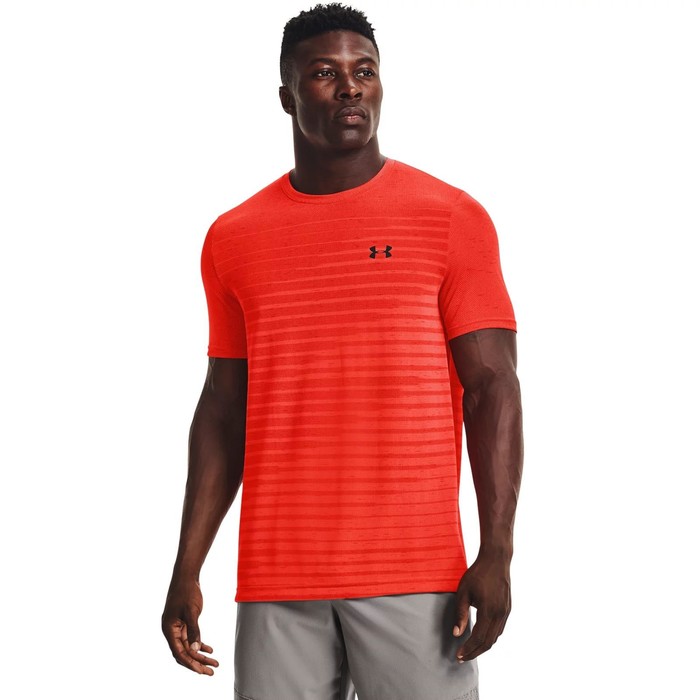 фото Футболка under armour seamless fade short sleeve мужская, размер 50-52