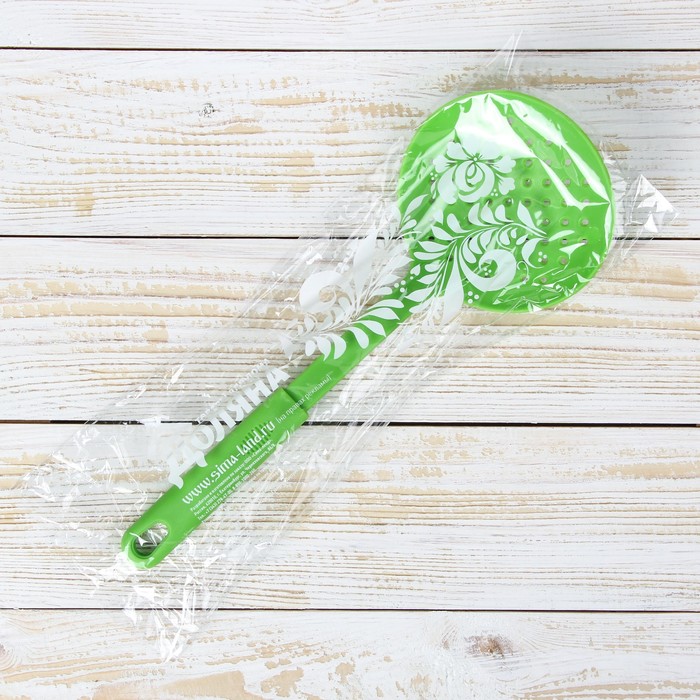 Шумовка 32 см "Радуга", цвета МИКС