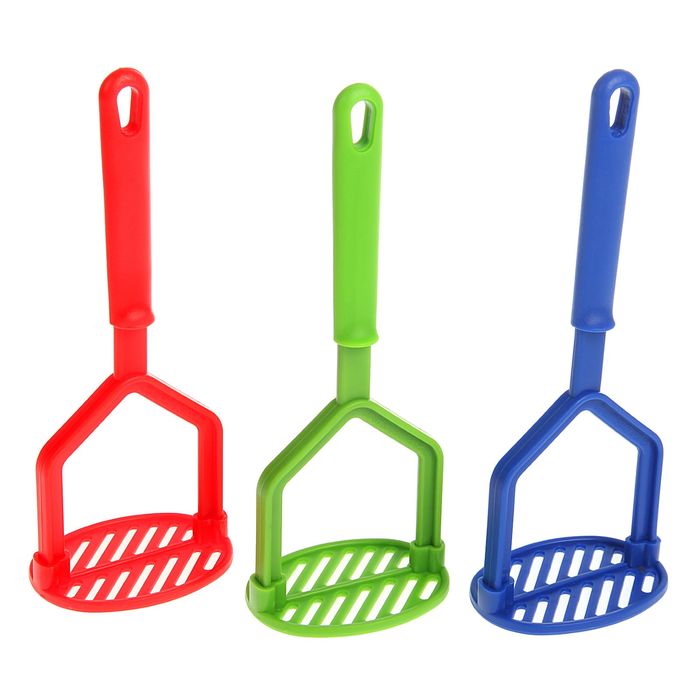 Картофелемялка 26 см "Радуга", цвета МИКС