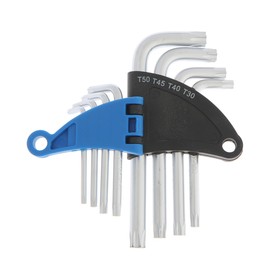 

УЦЕНКА Набор ключей TUNDRA, TORX Tamper, CrV, TT10 - TT50, 9 шт.