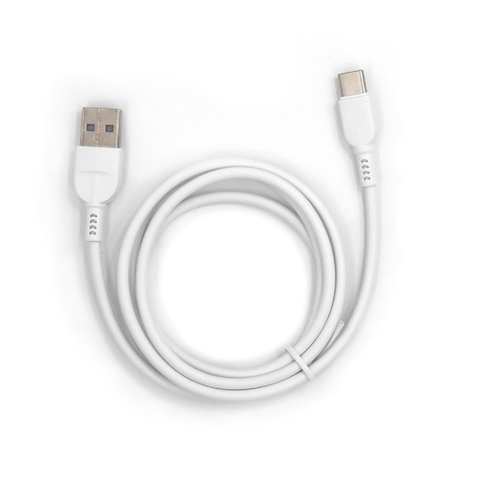 

Кабель BYZ BC-008t, USB - Type-C, 2.4 А, 1 м, силиконовый, белый