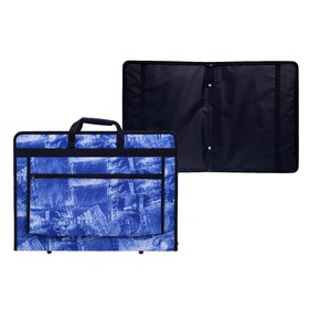 ikea blue zipper bolsas