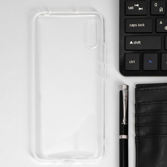 Чехол iBox Crystal для Xiaomi Redmi 9A, силиконовый, прозрачный чехол для xiaomi redmi 9a силиконовый прозрачный