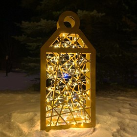 

Светодиодная фигура "Фонарь", 105x20x220 см, 24 Вт, IP65, Т/БЕЛЫЙ, BRONZE