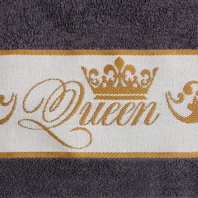 

Полотенце махровое "Queen" 30х70 см 100% хлопок, 370гр/м2
