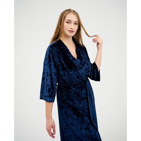 

Халат женский, цвет синий, размер 52