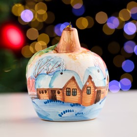 

Сувенир "Яблоко зим", ярославская майолика, h=8