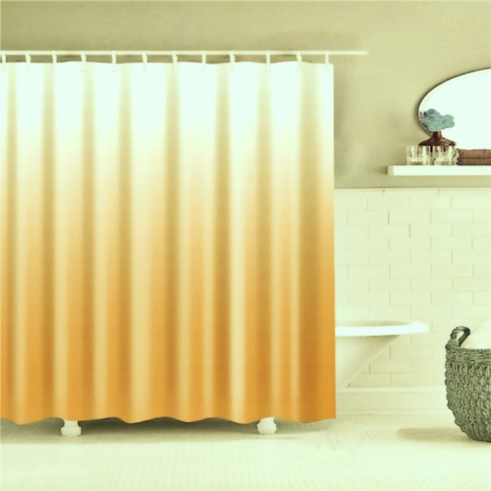 фото Штора для ванной dimond, 180х200, ple, цвет золотой primanova