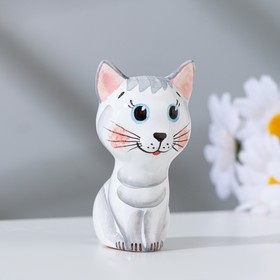 

Сувенир "Котенок простой", ярославская майолика, h=7 см, микс