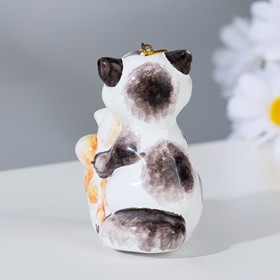 

Сувенир "Кот с кошкой", ярославская майолика, h=6 см